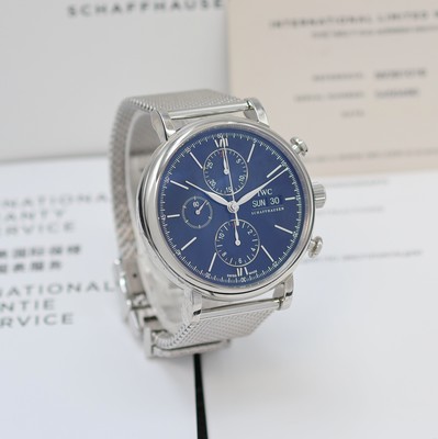26982269b - IWC Portofino ungetragener Armbandchronograph Referenz IW391016, Automatik, ...
