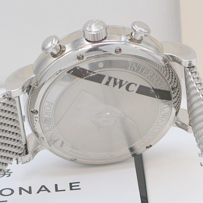 26982269e - IWC Portofino ungetragener Armbandchronograph Referenz IW391016, Automatik, ...