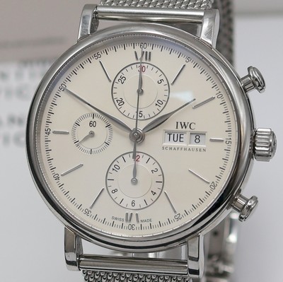 26982270a - IWC Portofino ungetragener Armbandchronograph Referenz IW391009, Automatik, ...