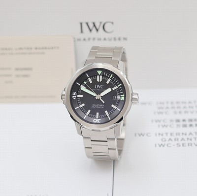 Image IWC Aquatimer ungetragene Herrenarmbanduhr Referenz IW329002, Automatik, Edelstahlgeh. ...