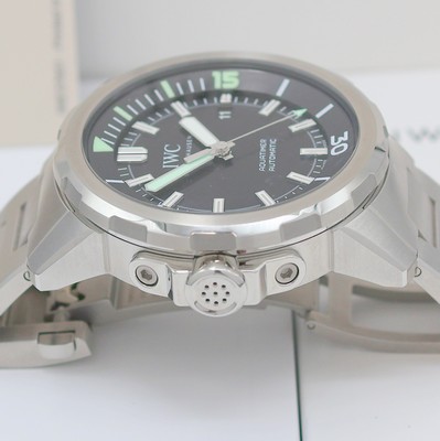 26982271e - IWC Aquatimer ungetragene Herrenarmbanduhr Referenz IW329002, Automatik, Edelstahlgeh. ...