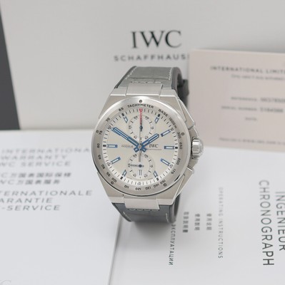 Image 26982272 - IWC Ingenieur ungetragener Flyback- Armbandchronograph Referenz IW378509, Automatik, ...