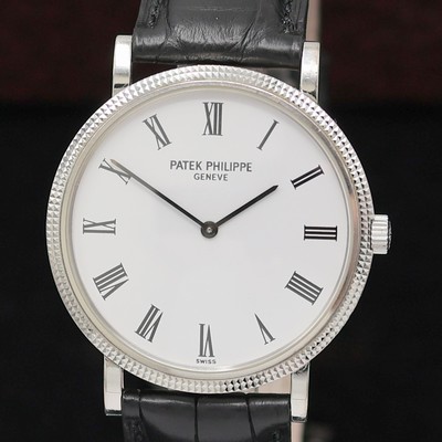 26982659a - PATEK PHILIPPE Armbanduhr Calatrava in WG 750/000 Referenz 5120G, Automatik, 2-teil. ...