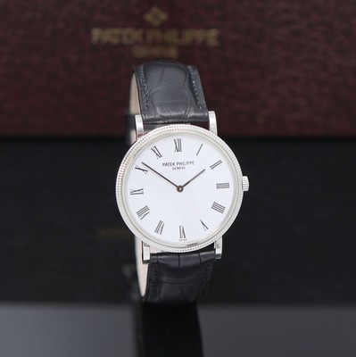 26982659b - PATEK PHILIPPE Armbanduhr Calatrava in WG 750/000 Referenz 5120G, Automatik, 2-teil. ...