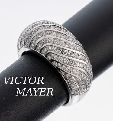 Image 26982810 - 18 kt Gold VICTOR MAYER Brillant-Ring, WG 750/000, limitierte Edition 4/100, Brillanten ...