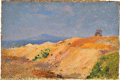 26983102k - Noel Boudy, gest. 1902, Dünenlandschaft, Öl/Lwd, rechts unten sign. und dat. 1890, l ...