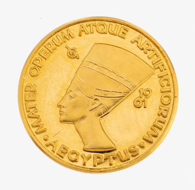 Image 26983120 - Goldmünze: 1 Dukat Aureus Magnus, Nofretete 1961