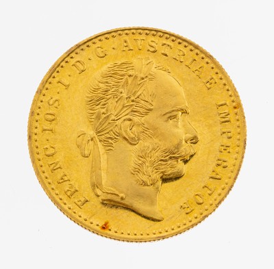 Image 26983121 - Goldmünze, 1 Dukat, Österreich, Franz Joseph I., offizielle Nachprägung, ...