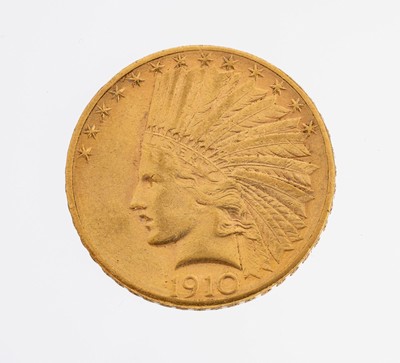 Image 26983156 - Goldmünze 10 Dollar United States 1910, sogen. Indian Head