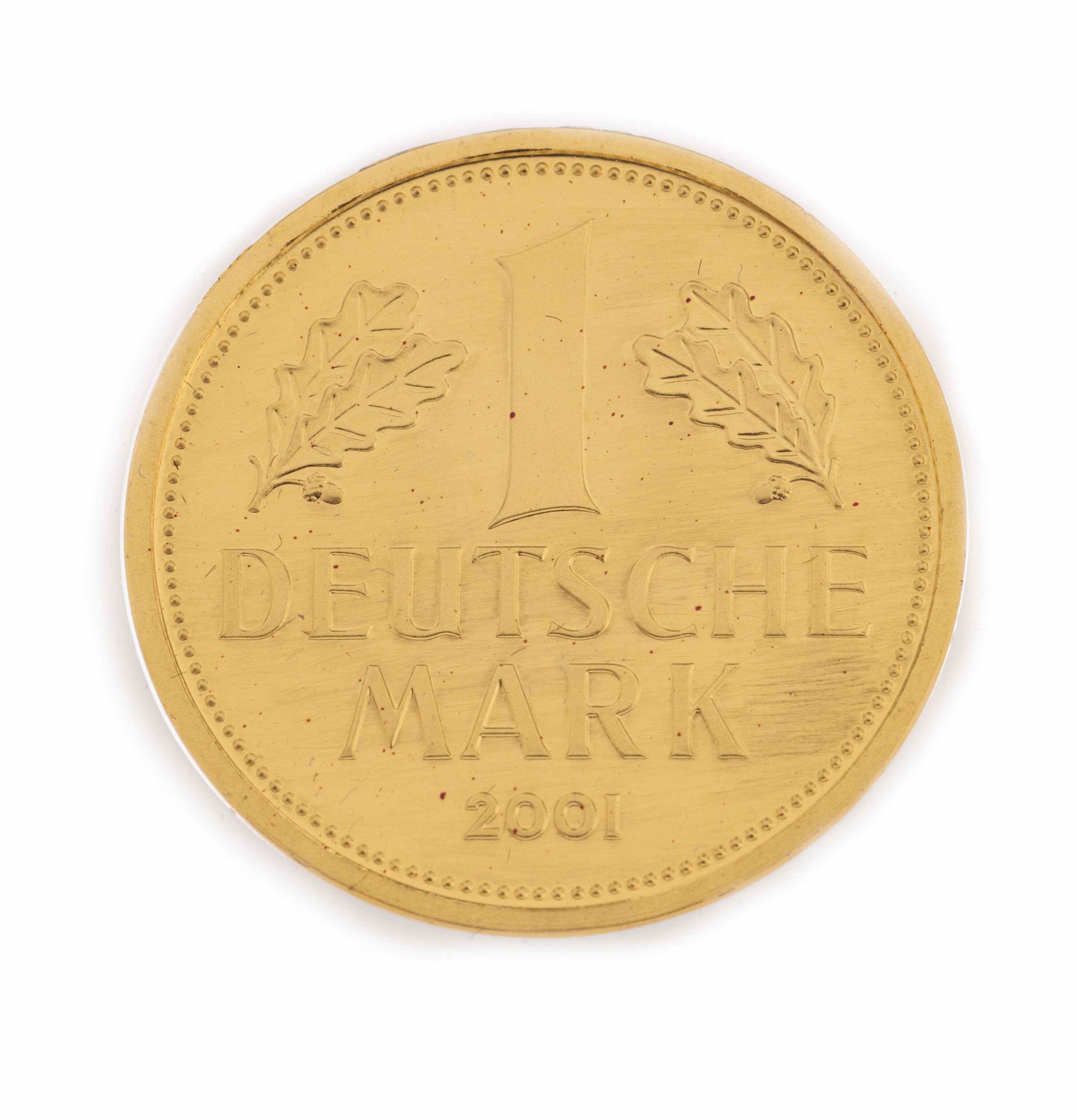 Goldmünze, 1 Deutsche Mark, sogn. Goldmark, Deutsche Bundesbank 2001, Münzkapsel
