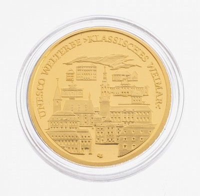 Image 26983320 - 100 Euro Goldmünze, 2006, GG 999/000, 1/2 Unze, 15.55 g, UNESCO-Welterbe ...