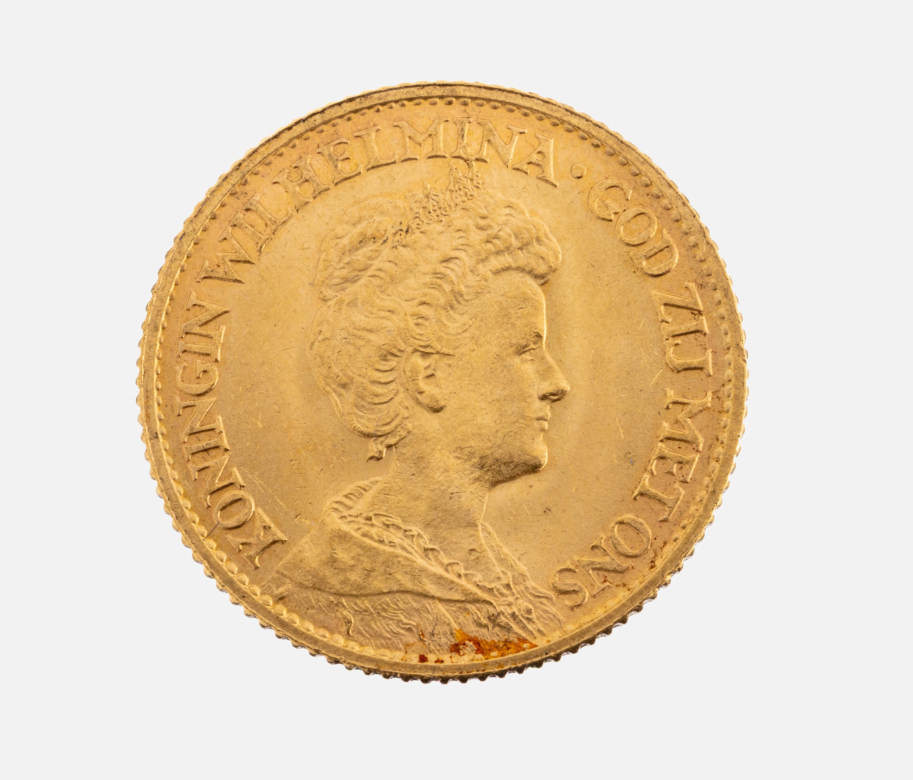 Goldmünze, 10 Gulden, Niederlande, 1912, Königin Wilhelmina