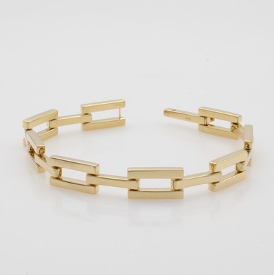 Image Gliederarmband, GG 750/000, Klappschließe, L. ca. 18.5 cm