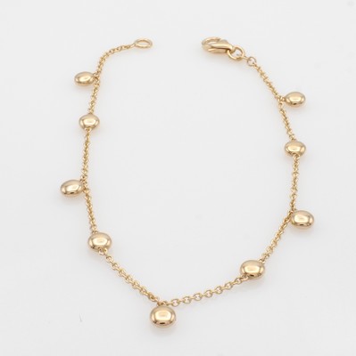Image Armband, RoséG 750/000, runde Plättchen z.T. abgehängt, L. ca. 19 cm