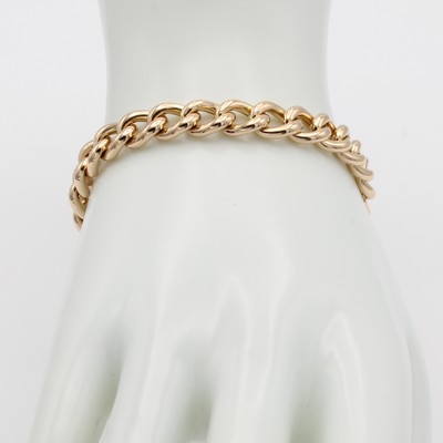 26983528a - Rundpanzerarmband, RoséG 750/000, integrierte Schließe, L. ca. 20 cm