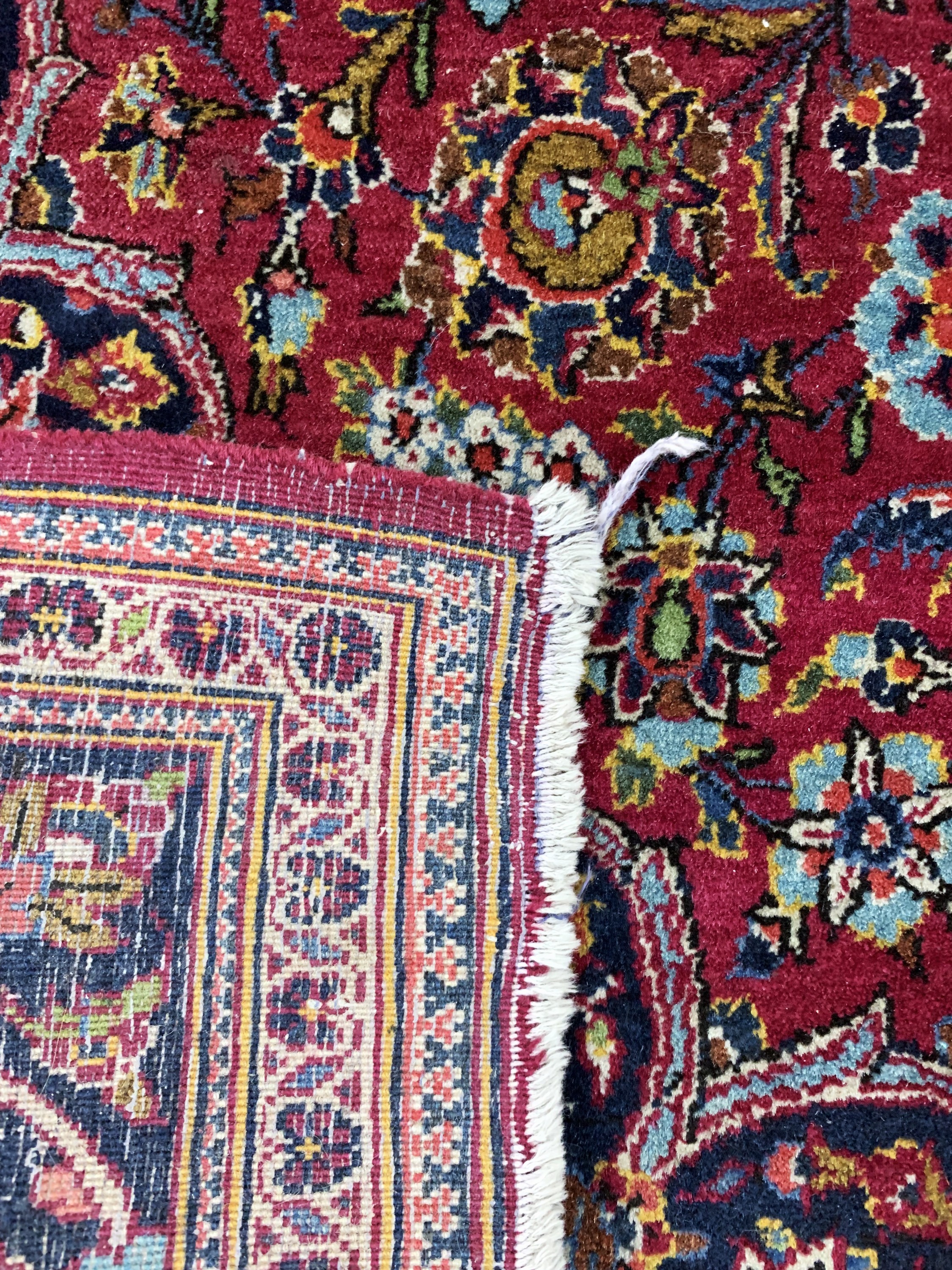 Detail f: Keschan alt, Persien, Anfang 20.Jhd, Wolle auf Baumwolle, ca. 223 x 137 cm, EHZ: 2