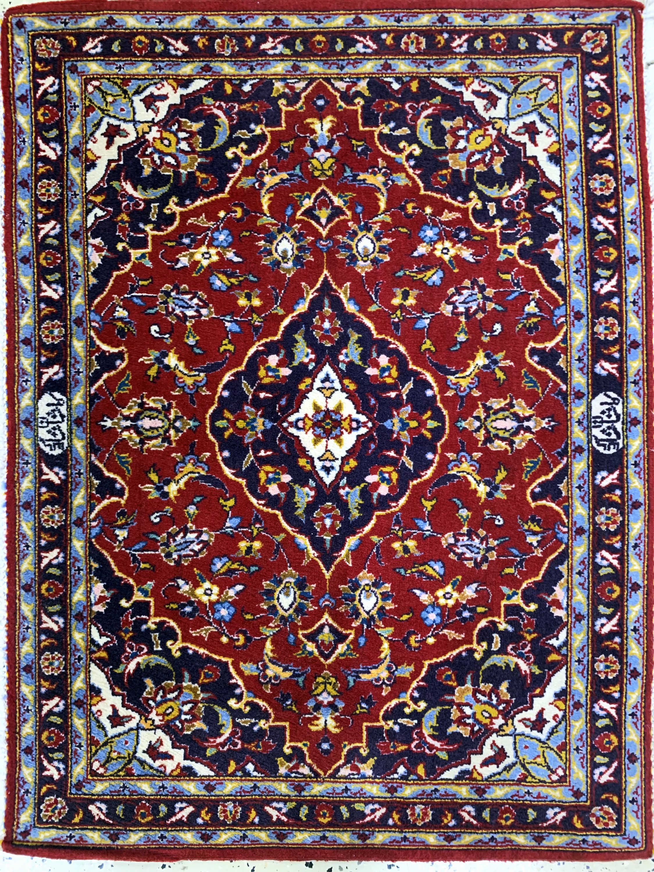 Detail a: 3 Lots Keschan, Persien, Ende 20.Jhd, Wolleauf Baumwolle, ca. 131 x 72 cm, EHZ: 2