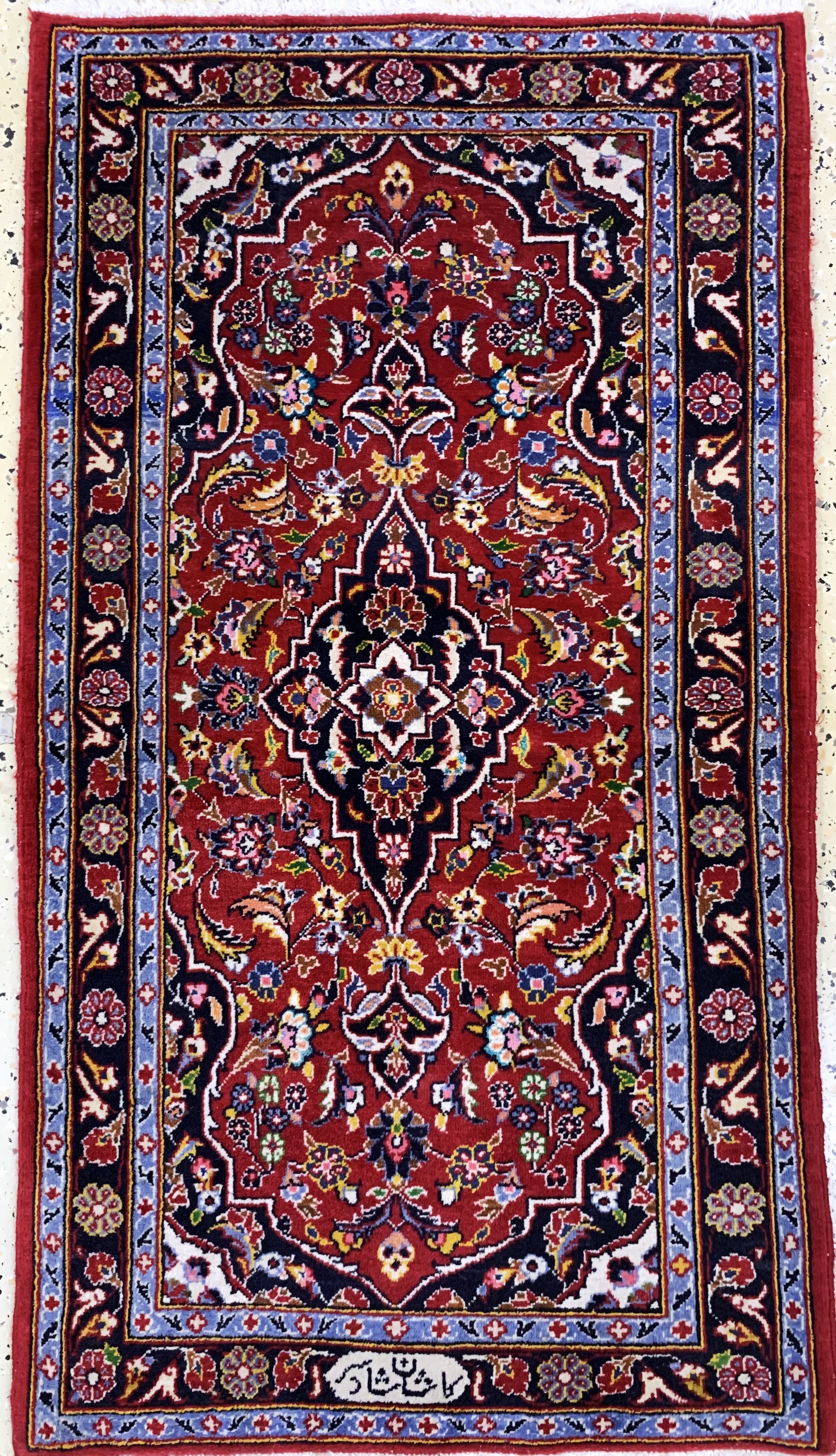 Detail e: 3 Lots Keschan, Persien, Ende 20.Jhd, Wolleauf Baumwolle, ca. 131 x 72 cm, EHZ: 2