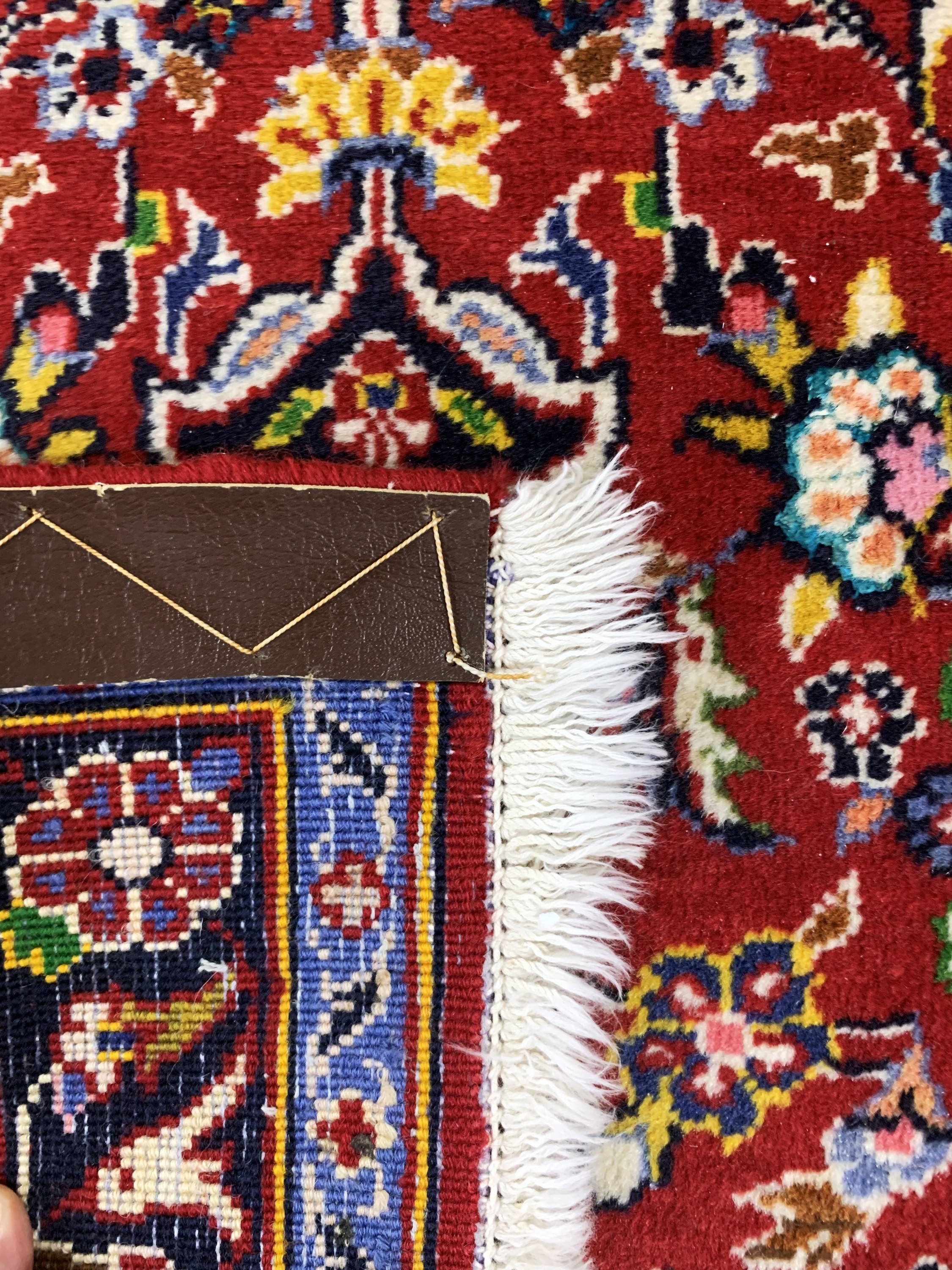 Detail f: 3 Lots Keschan, Persien, Ende 20.Jhd, Wolleauf Baumwolle, ca. 131 x 72 cm, EHZ: 2