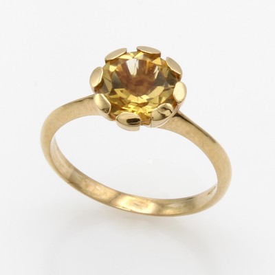 Image 26983726 - Ring "Dei Fiori" mit Citrin, RoséG 750/000, Citrin ca. 1.60 ct, RW ca. ...
