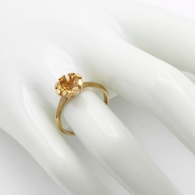 26983726a - Ring "Dei Fiori" mit Citrin, RoséG 750/000, Citrin ca. 1.60 ct, RW ca. ...