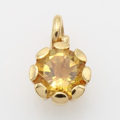 Image 26983727 - Anhänger "Dei Fiori" mit Citrin, RoséG 750/ 000, Citrin ca. 1.6 ct ...