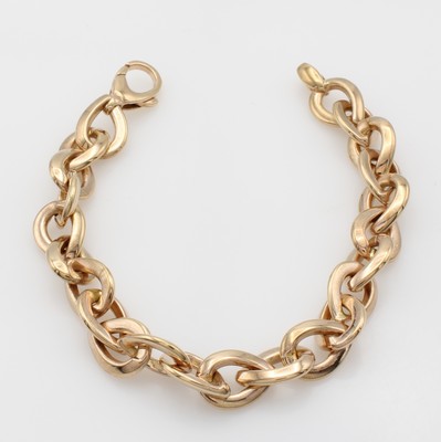 Image 26983855 - Gliederarmband, RG 750/000, tropfenf. Glieder, Karabinerschl., L. ca. 20 cm