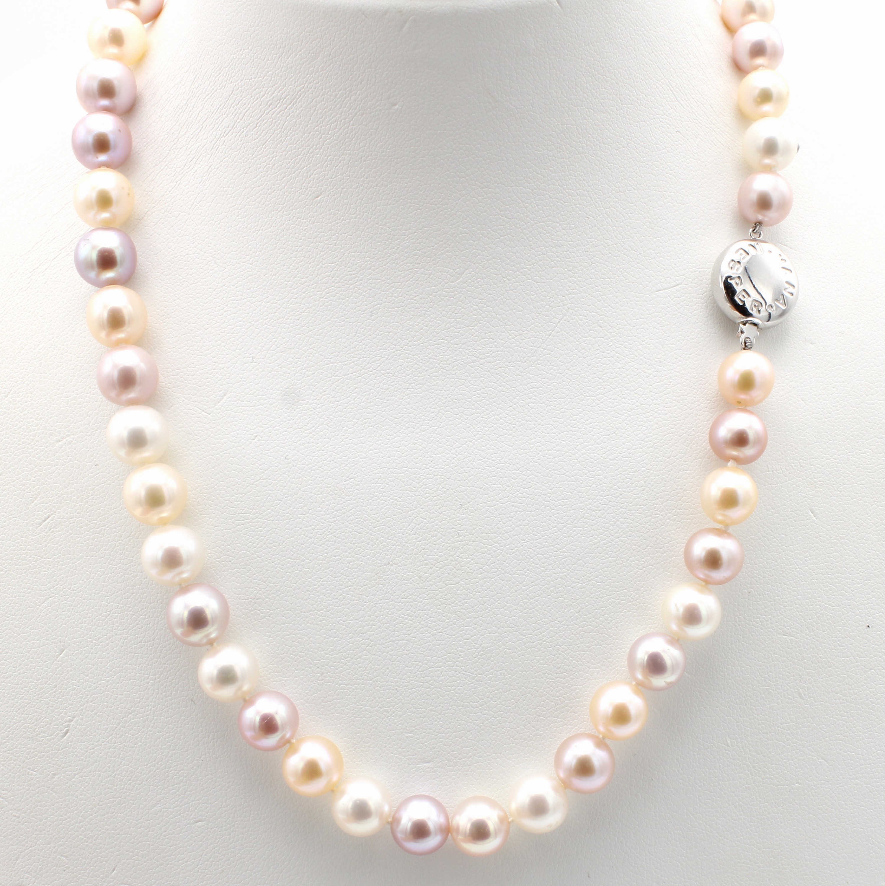 Image 26983911 - Süßwasserzuchtperlenkette, Schließe WG 585/ 000, multicolorfarb. Perlen, D. ca. 9-10 ...