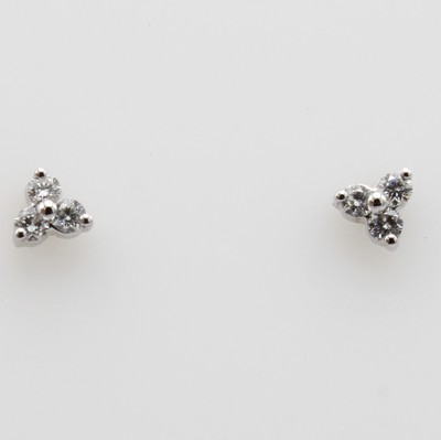 26983902a - Paar Ohrstecker mit Brillanten und Tahiti- zuchtperlen, WG 585/000, 6 Brill. zus. ca. ...