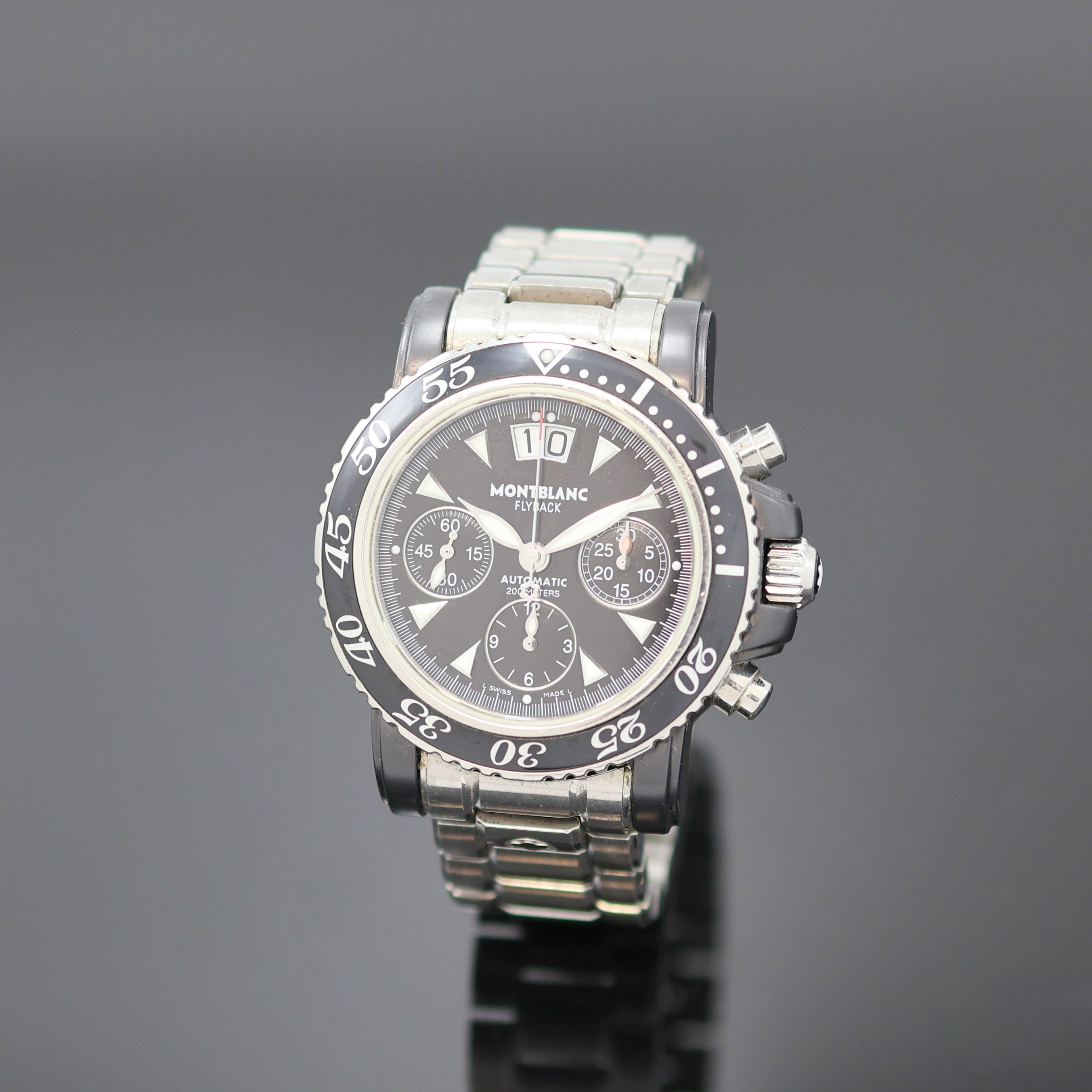 Image 26984305 - MONTBLANC Meisterstück Herrenchronograph mit Flyback Referenz 7044, Schweiz 2005, ...
