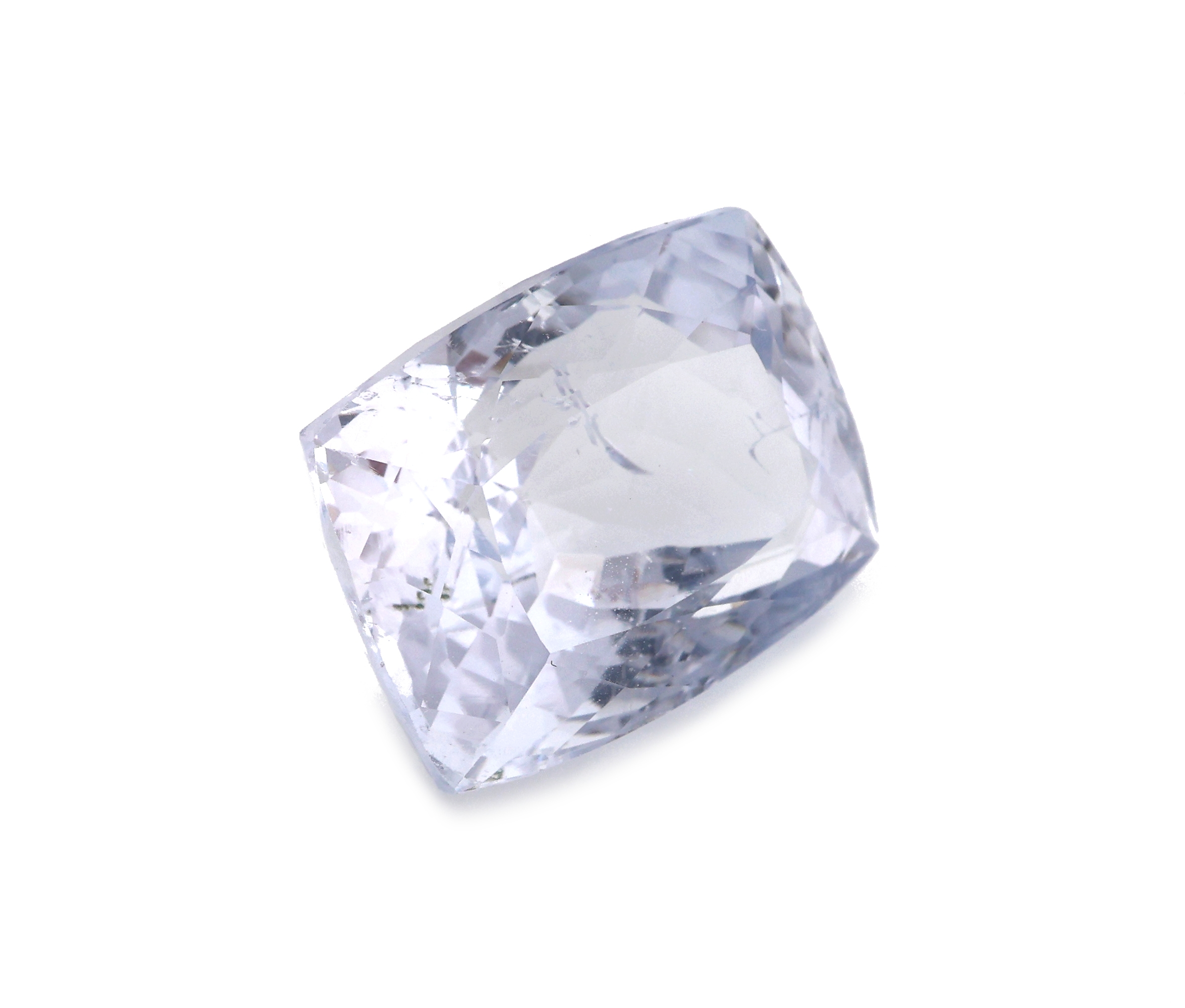 Detail a: Loser Aquamarin 25.94 ct, Rectangular Fancy Cut, 19.99 x 15.07 x 13.04 mm, Light Blue, SGS-Expertise
