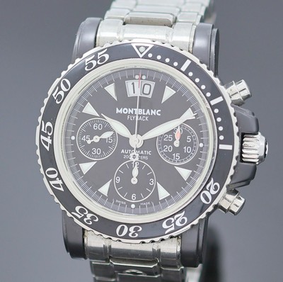 26984305a - MONTBLANC Meisterstück Herrenchronograph mit Flyback Referenz 7044, Schweiz 2005, ...