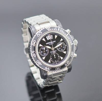 26984305b - MONTBLANC Meisterstück Herrenchronograph mit Flyback Referenz 7044, Schweiz 2005, ...