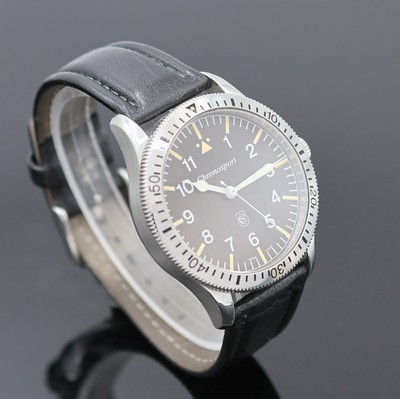 26984310b - CHRONOSPORT Herrenarmbanduhr Referenz C031-HS, Schweiz um 2005, Handaufzug, beids. ...