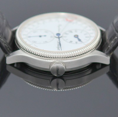 26984312d - CHRONOSPORT Regulateur Armbanduhr in Stahl Referenz 7040, Schweiz um 2005, Handaufzug, ...