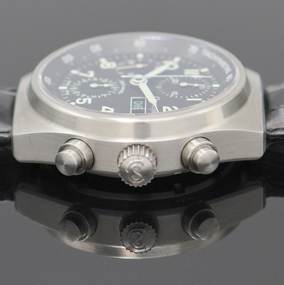 26984313d - CHRONOSPORT Herrenchronograph in Stahl, Schweiz um 2005, Automatik, beids. vergl. Geh. ...