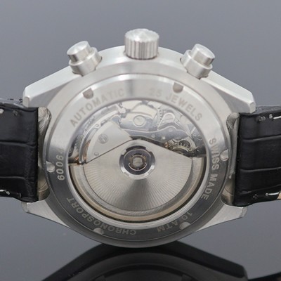 26984313e - CHRONOSPORT Herrenchronograph in Stahl, Schweiz um 2005, Automatik, beids. vergl. Geh. ...