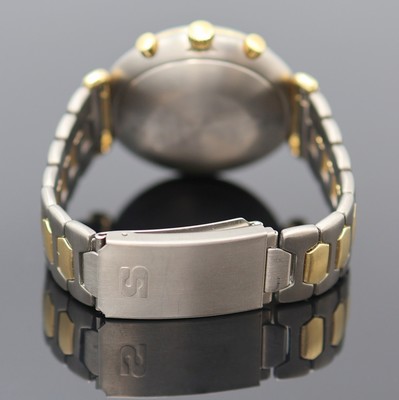 26984316c - SINN Armbandchronograph mit Mondphase Referenz 247, Schweiz um 1980, Automatik, ...