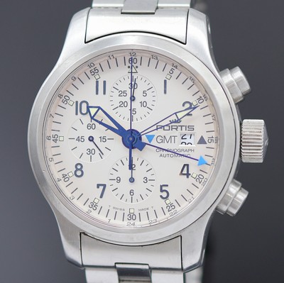 26984318a - FORTIS Herrenchronograph B42 GMT Referenz 637.10.172, Schweiz um 1995, Automatik, ...