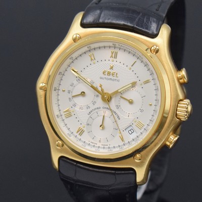 26984744a - EBEL Armbandchronograph Chronometer Le Modulorin GG 750/000 Referenz E8137241, ...