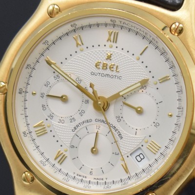 26984744b - EBEL Armbandchronograph Chronometer Le Modulorin GG 750/000 Referenz E8137241, ...