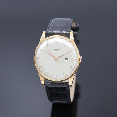 Image 26984746 - UNIVERSAL GENEVE große Herrenarmbanduhr in RG 750/000, Handaufzug, Schweiz um ...