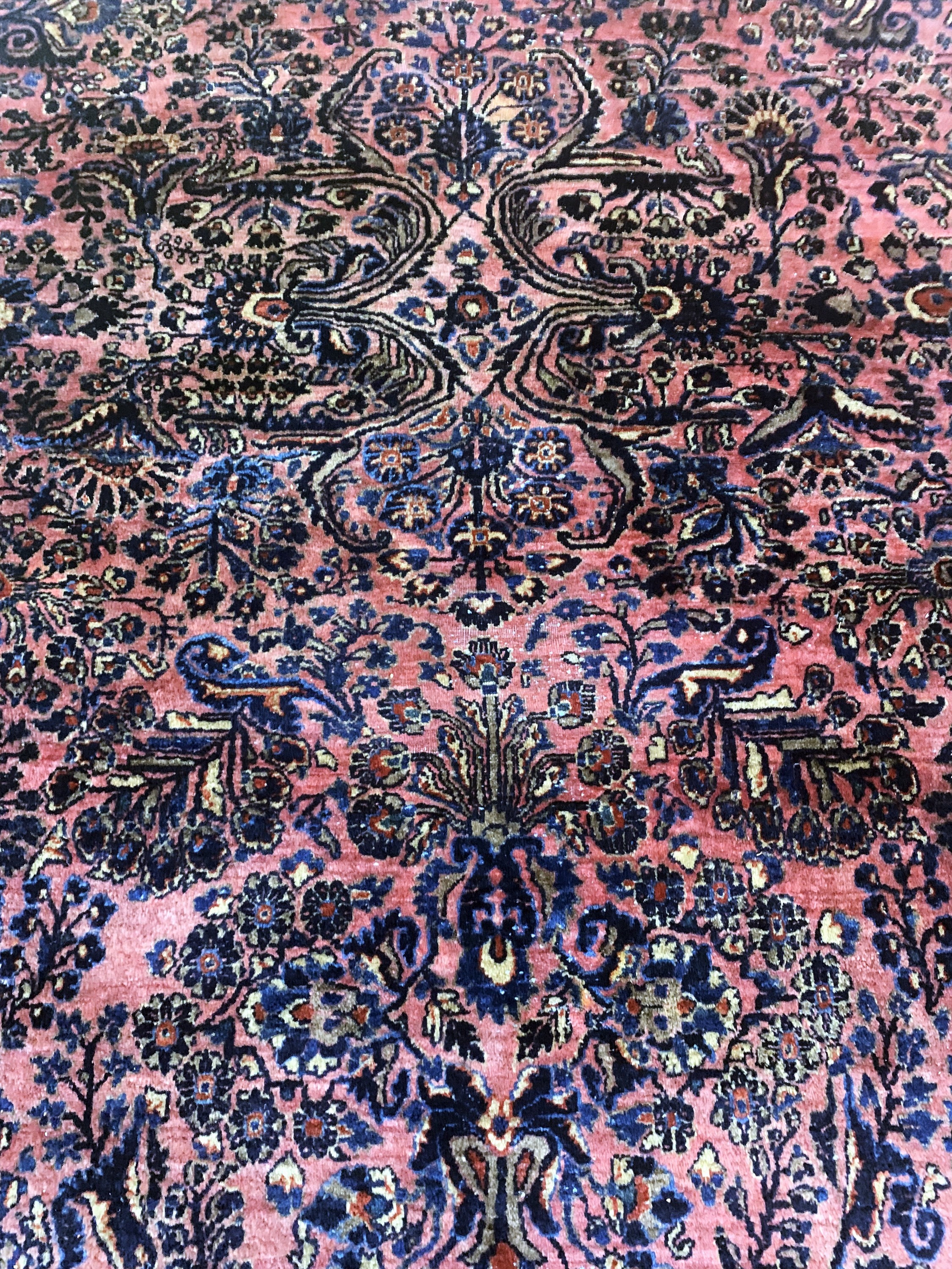 Detail d: Sarogh US Re-Import, Persien, Anfang 20.Jhd., Wolle auf Baumwolle, ca. 347 x 257 cm, EHZ: 3(Morsch)
