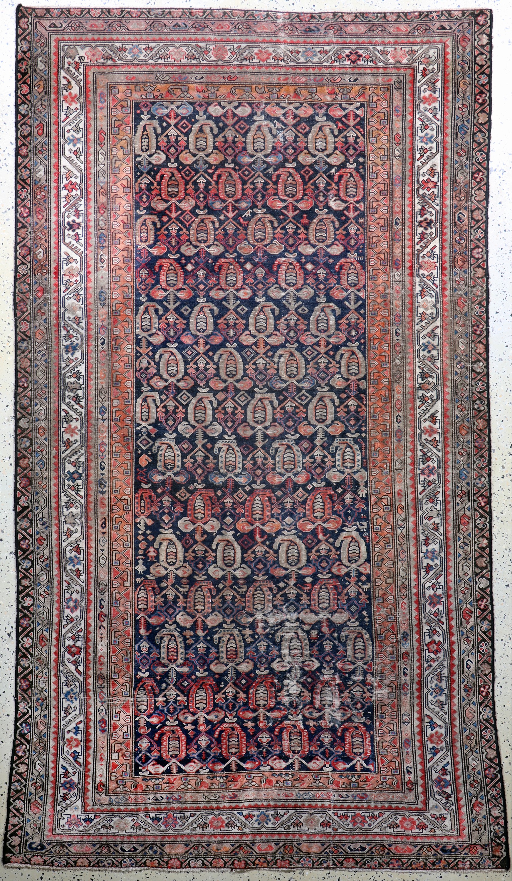 Antiker Malayer, Persien, um 1900, Wolle auf Baumwolle, ca. 260 x 145 cm, EHZ: 3