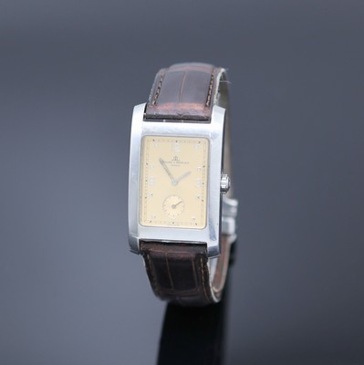 Image BAUME & MERCIER Armbanduhr Serie Hampton in Stahl, Schweiz um 2000, quarz, Boden ...
