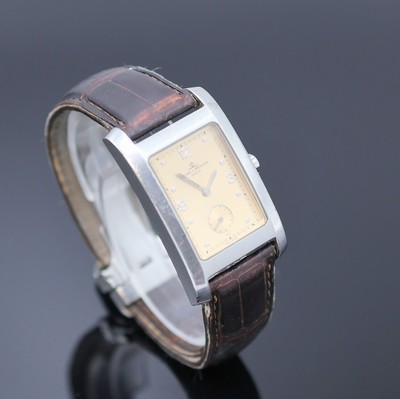 26985866b - BAUME & MERCIER Armbanduhr Serie Hampton in Stahl, Schweiz um 2000, quarz, Boden ...