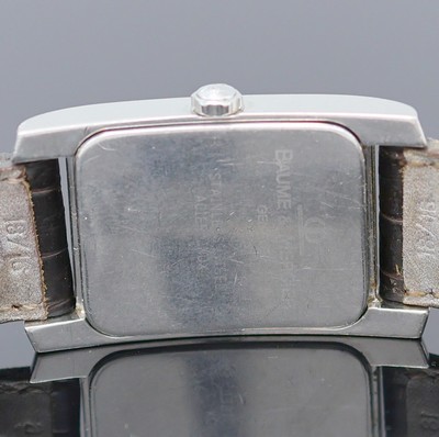 26985866e - BAUME & MERCIER Armbanduhr Serie Hampton in Stahl, Schweiz um 2000, quarz, Boden ...