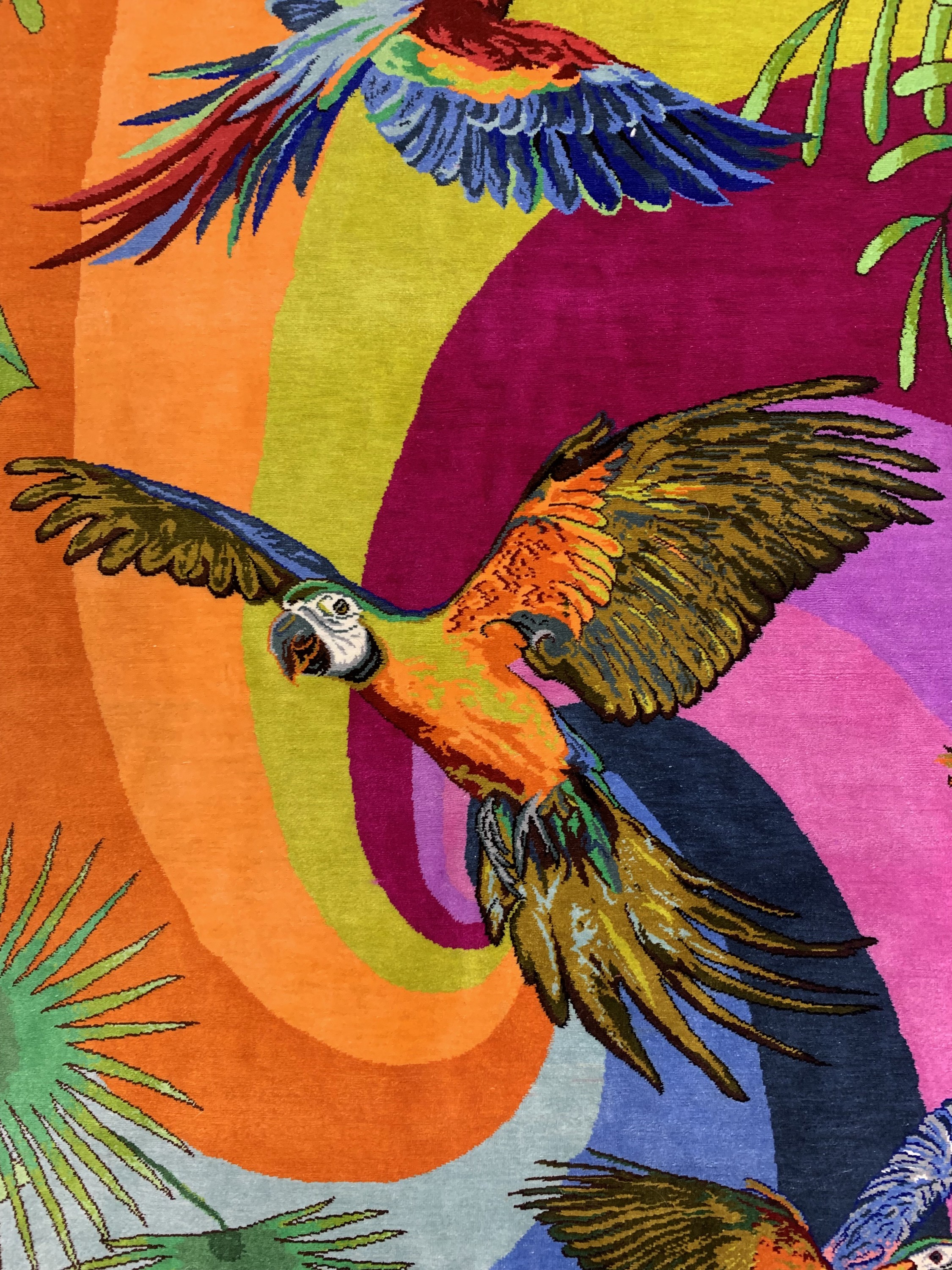 Detail f: Ghom Seide fein Persien, signiert"Goshaieshi", Ende 20.Jhd, reine Naturseide, ca. 204 x 136 cm, ca. 1,0 Mio. Kn/qm, EHZ: 1(neuwertig)