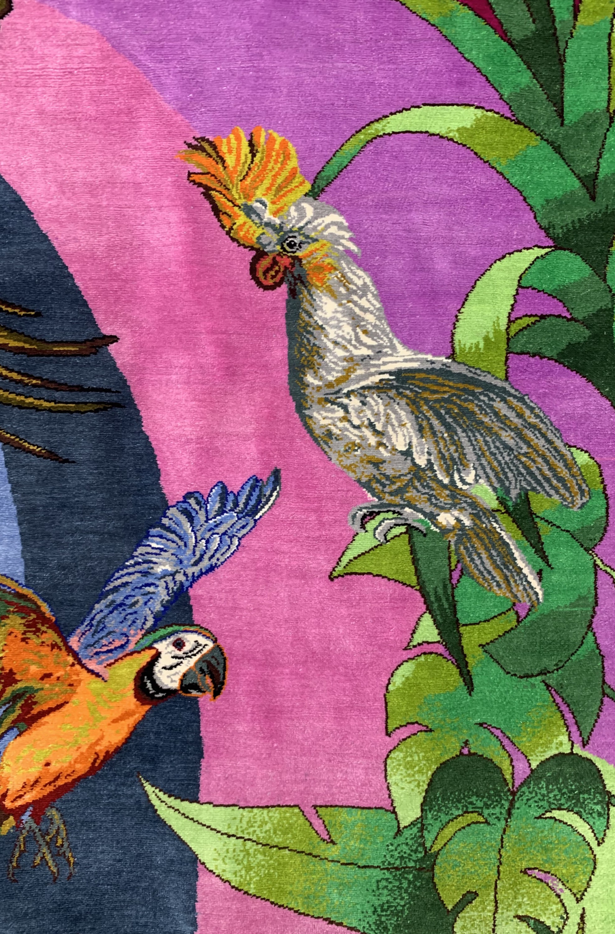 Detail g: Ghom Seide fein Persien, signiert"Goshaieshi", Ende 20.Jhd, reine Naturseide, ca. 204 x 136 cm, ca. 1,0 Mio. Kn/qm, EHZ: 1(neuwertig)