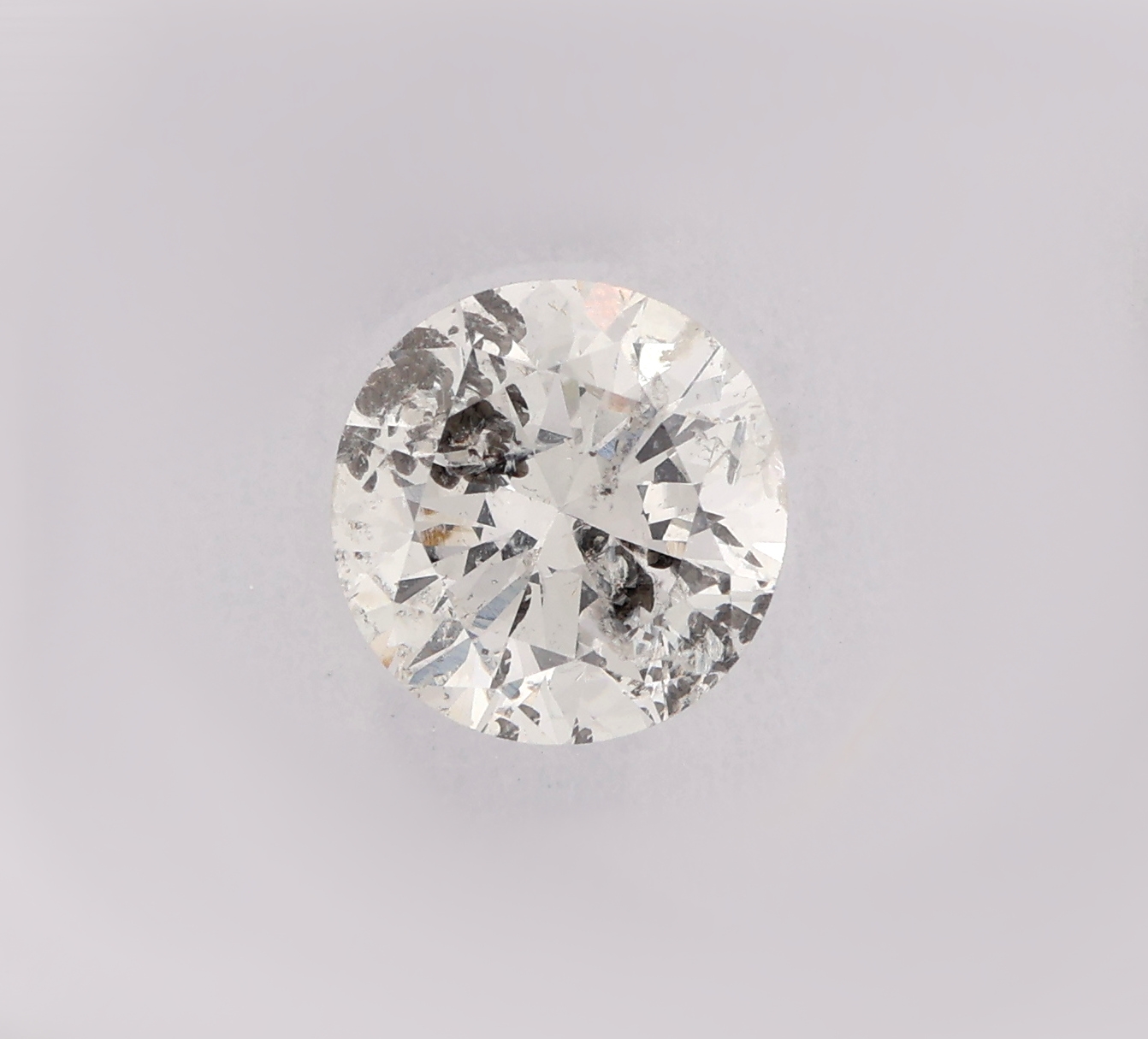 Detail a: Loser Brillant ca. 1.41 ct feines Weiß(G)/p2, ca. 6.99 x 7.16 x 4.40 mm, IGI Expertise anbei, verschweißt